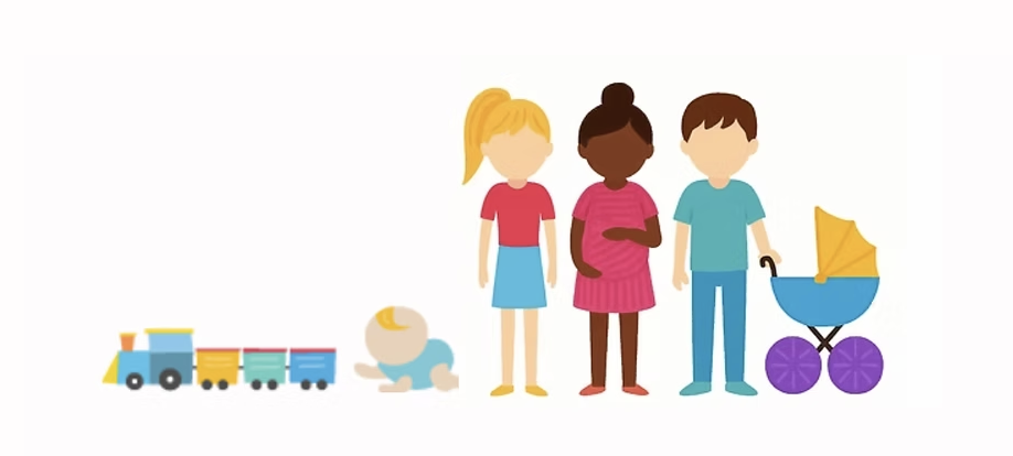 family baby signing, family building